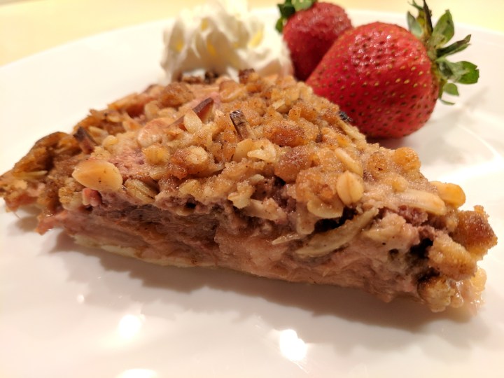 IMG_20190206_133443-Strawberry- rhubarb and apple crumble pie